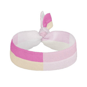 Gingham Pattern Elastic Hair Tie