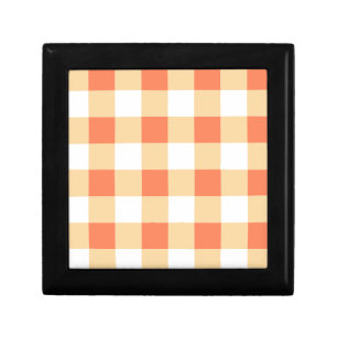 Gingham Pattern Gift Box