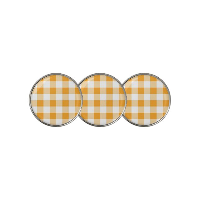 Gingham Pattern Golf Ball Marker (3 Up)
