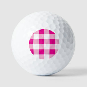 Gingham Pattern  Golf Balls