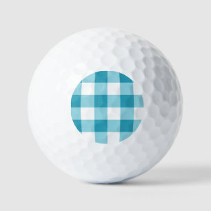Gingham Pattern Golf Balls