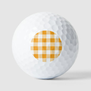 Gingham Pattern Golf Balls