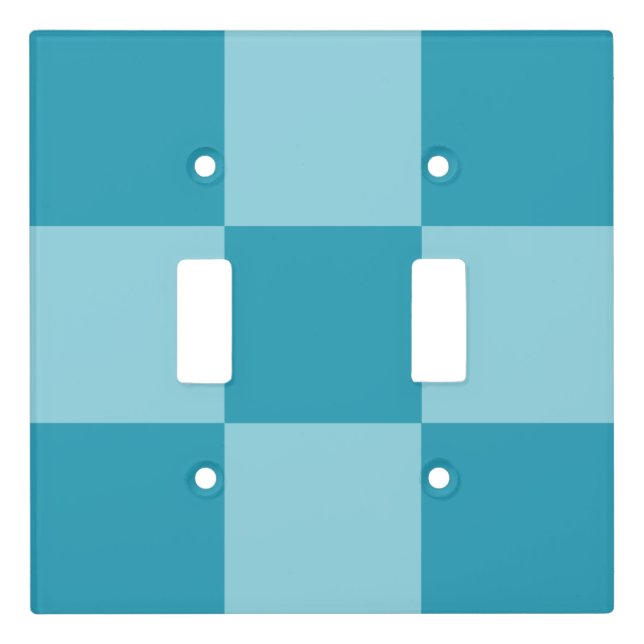 Gingham Pattern  Light Switch Cover (Front)