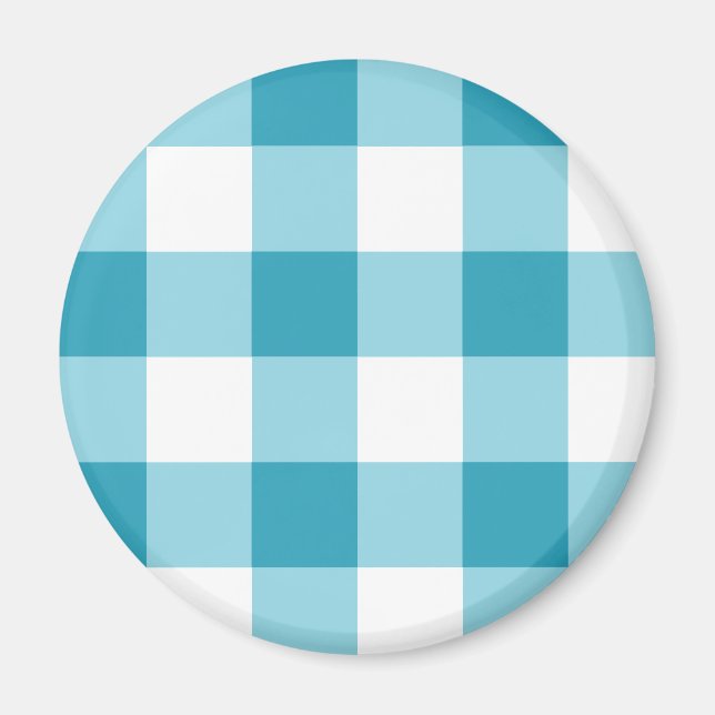 Gingham Pattern  Magnet (Front)