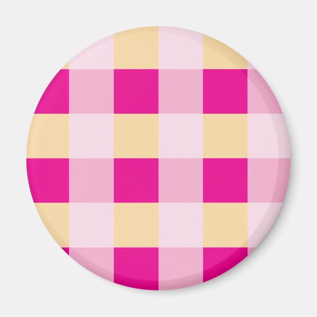Gingham Pattern  Magnet (Front)