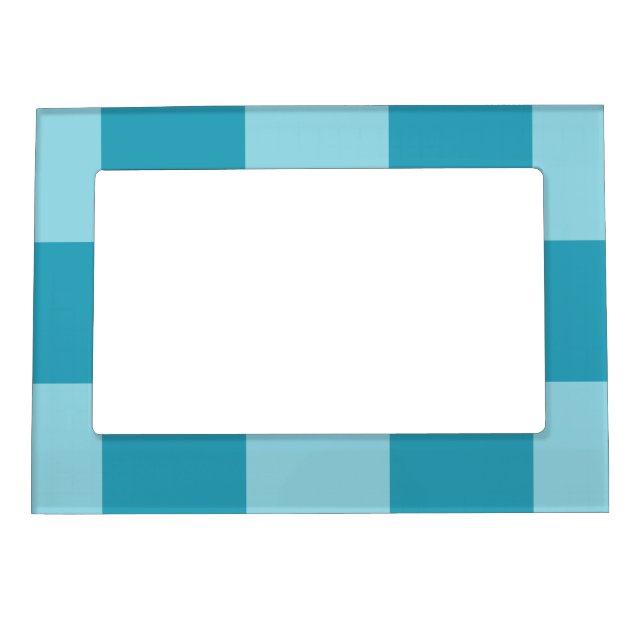 Gingham Pattern  Magnetic Frame (Front)