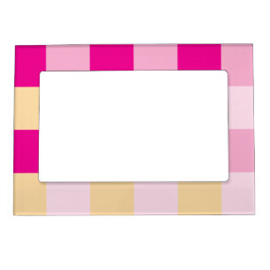 Gingham Pattern Magnetic Frame