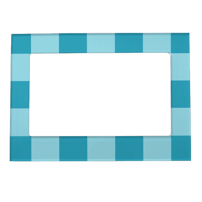 Gingham Pattern  Magnetic Frame (Front)