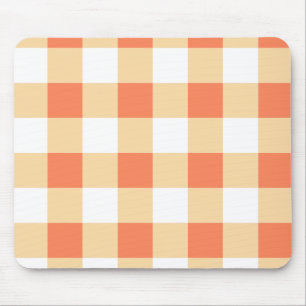 Gingham Pattern Mouse Pad