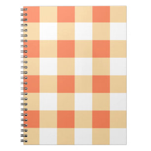 Gingham Pattern Notebook