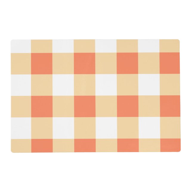 Gingham Pattern Placemat (Front)