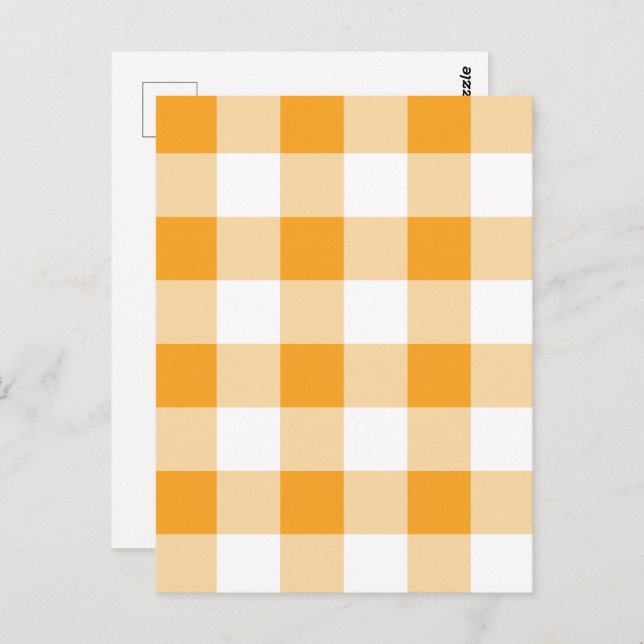 Gingham Pattern Postcard (Front/Back)