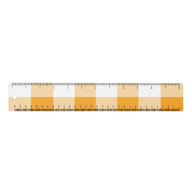 Gingham Pattern Ruler (Front)