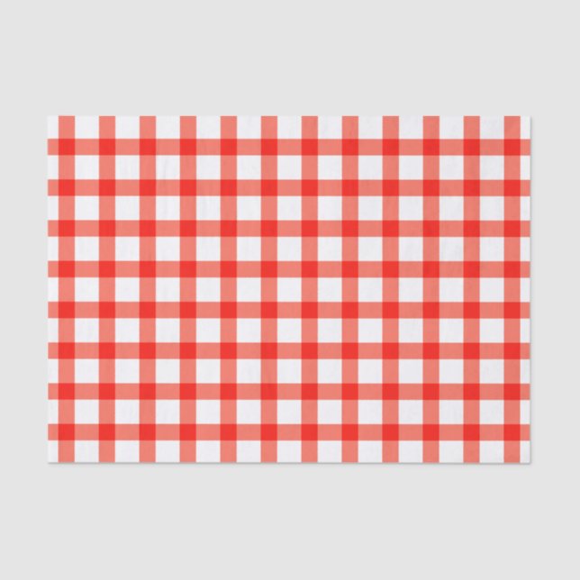 Gingham Pattern Tissue Paper (Front)