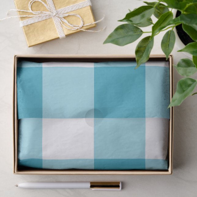 Gingham Pattern  Tissue Paper (Gift)
