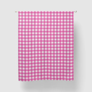 Gingham Pink Blackout Curtains