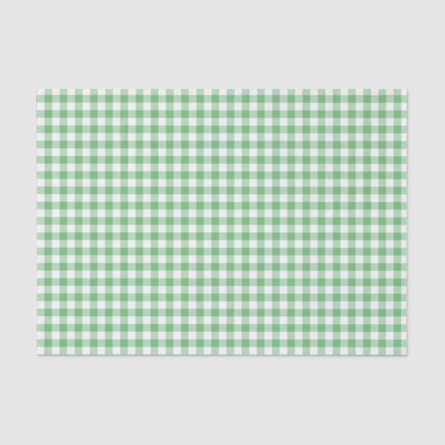 Gingham Plaid Check Tissue Paper (Front)