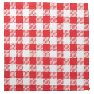 Gingham Plaid Pattern  Cloth Napkin