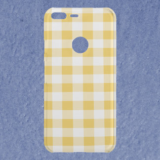 Gingham Plaid Yellow Pattern Uncommon Google Pixel XL Case