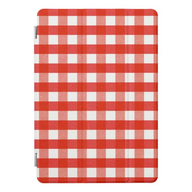 "GINGHAM RED" "RED GINGHAM CASE" "VICHY KARO" iPad PRO COVER (Front)