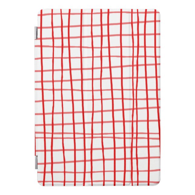 "GINGHAM RED" "RED GINGHAM CASE" "VICHY KARO" iPad PRO COVER (Front)