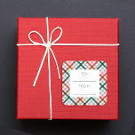 Gingham To From Christmas Gift Stickers<br><div class="desc">Our Modern Gingham To From Christmas Gift Stickers come in bright colors, green, mint, pink, and red making this a simple and modern twist to add to your Holiday Gifts. Address your gifts with detail and personally. Original design by Ana Garza/Kardz Studio. If you have any questions, please get in...</div>