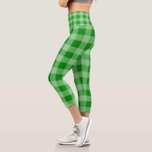Gingham- Zazzle_Growshop. Capri Leggings