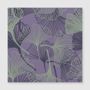 Gingko biloba: abstract vintage pattern.