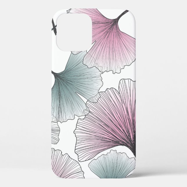 Gingko biloba hand-drawn. Case-Mate iPhone case (Back)