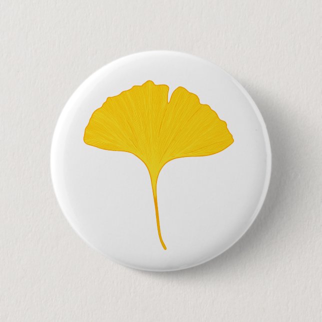 Gingko Leaf Button (Front)