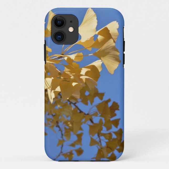 gingko leaf iphone cover (Back)