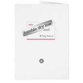 gingko leaves card (Back)