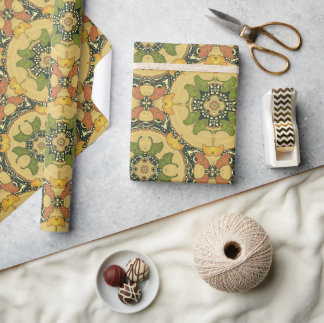 Gingko Leaves Wrapping Paper