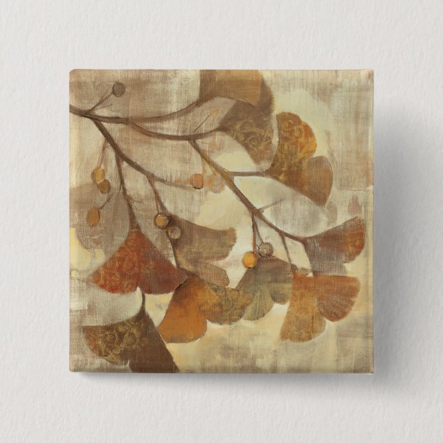 Gingko Pinback Button (Front)