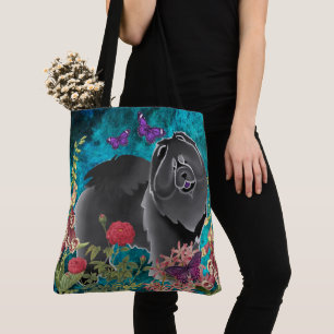 GINGKO THE BLACK CHOW TOTE or CROSSBODY Bag
