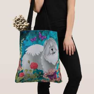 GINGKO THE BLUE CHOW TOTE or CROSSBODY