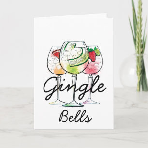 Gingle Bells Gin & Tonic Christmas Cards