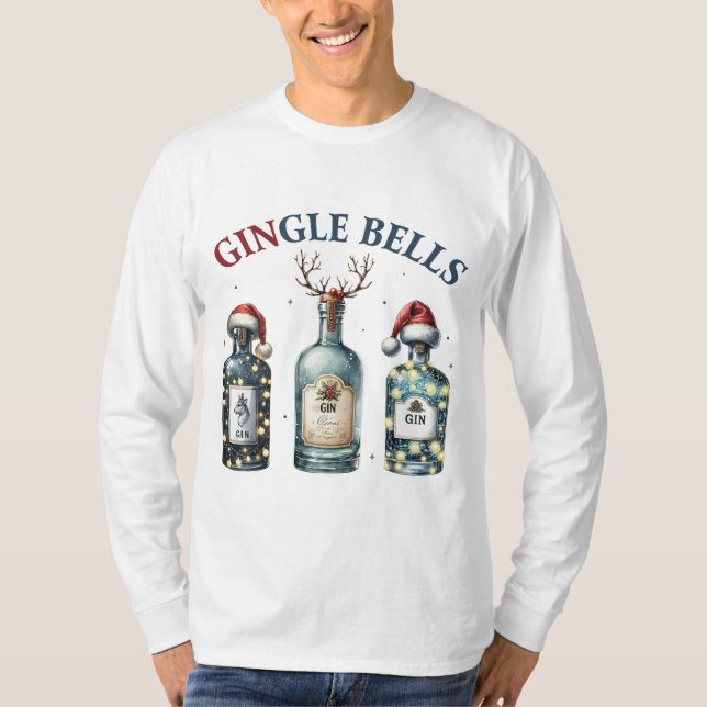 Gingle Bells Mens T-shirt (Front)