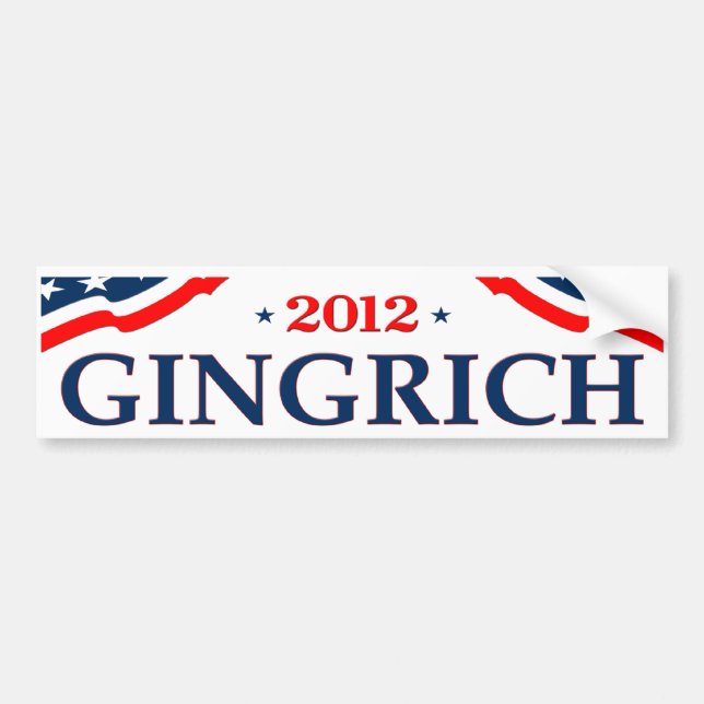 Gingrich President 2012 (v105) Bumper Sticker (Front)