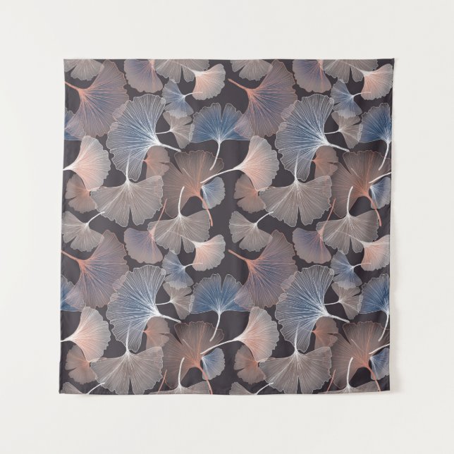 Ginhko leave pattern tapestry (Front)