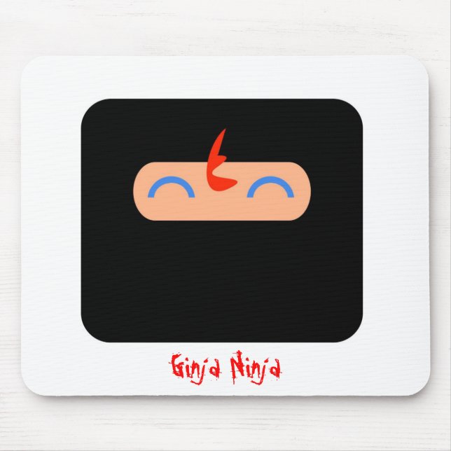 Ginja Ninja POW Mouse Pad (Front)