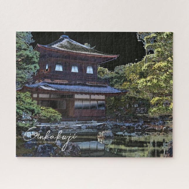 Ginkaku-ji (Higashiyama Jisho-ji) Jigsaw Puzzle (Horizontal)