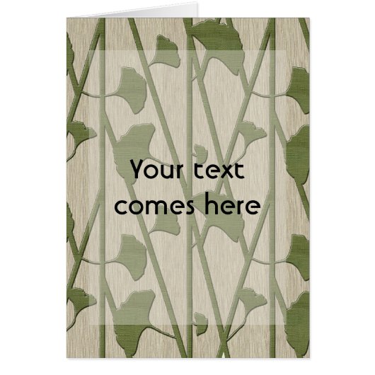ginkgo biloba cards (Front)