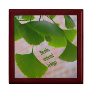 Ginkgo Biloba Leaf Gift Box