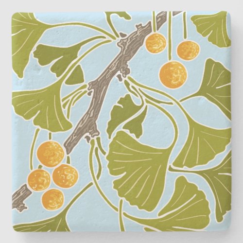 Ginkgo Dance Stone Coaster