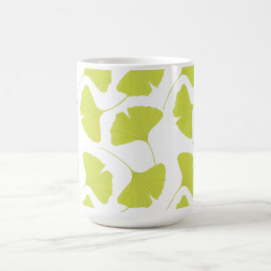 Ginkgo Ginko Biloba Green Leaves Coffee Mug