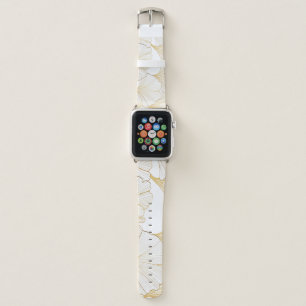 Ginkgo Gold: Luxurious Leaf Arrangement Apple Watch Band