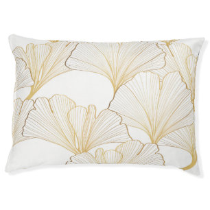 Ginkgo Gold: Luxurious Leaf Arrangement Pet Bed