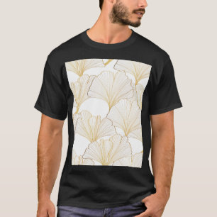 Ginkgo Gold: Luxurious Leaf Arrangement T-Shirt