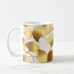Ginkgo Gold: Luxury Vintage Design. Coffee Mug